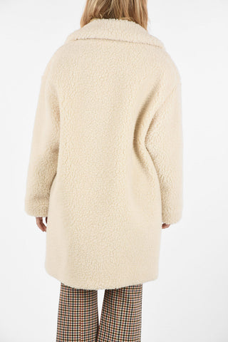 2-buttons Wrap-around Coat