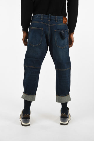 ARMANI JEANS 20cm Stretch Denim J04 Loose Fit Jeans