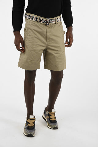 Side Pocket P-TOSHI-SHORT Shorts with Belt