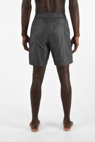 EMPORIO Drawstring Waist Boxer Beachwear With Logo