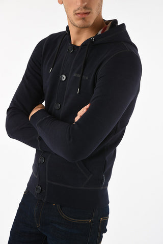 ARMANI JEANS Hooded Slim Fit Sweatshirt 