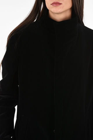 COLLEZIONI velvet Center vent hidden closure Coat