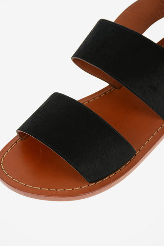 Sandali Open Toe in Cavallino 