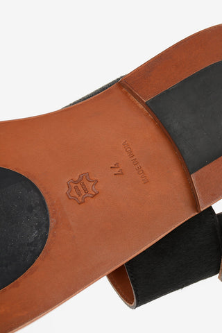 Sandali Open Toe in Cavallino 