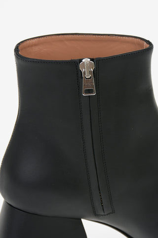 Stivaletti in Pelle Spazzolata 5cm