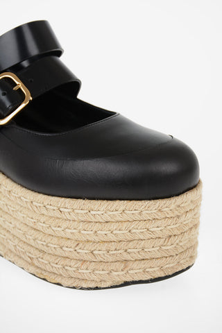 Juta ad Leather Wedge