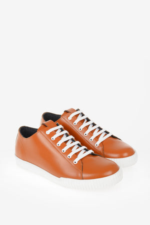 Leather Lace Up Sneakers