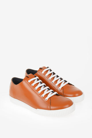 Leather Lace Up Sneakers
