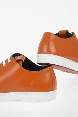 Leather Lace Up Sneakers