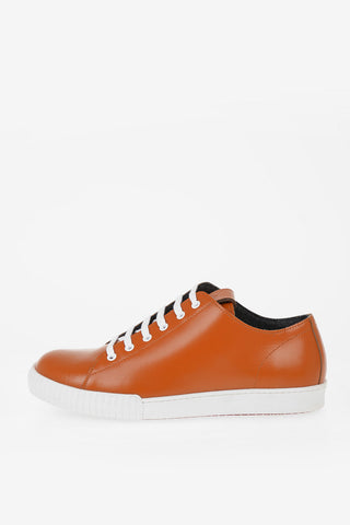 Leather Lace Up Sneakers