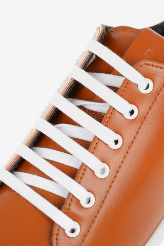 Leather Lace Up Sneakers