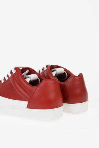 Leather Lace Up Sneakers