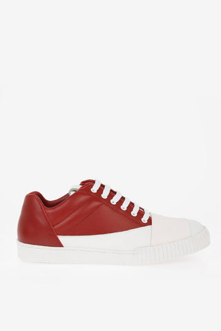 Leather Lace Up Sneakers