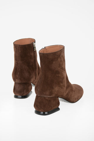 5cm Suede Leather Ankle Boots