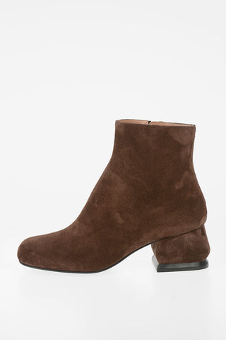 5cm Suede Leather Ankle Boots