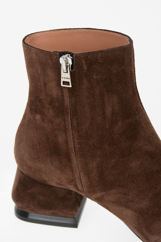5cm Suede Leather Ankle Boots