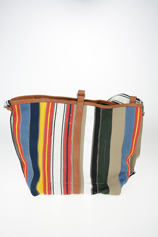 MM11 Shoulder Bag with Leather Insert