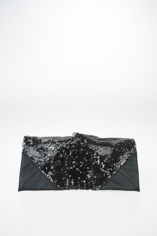MM11 Leather Glitter Shoulder Bag