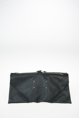 MM11 Leather Glitter Shoulder Bag
