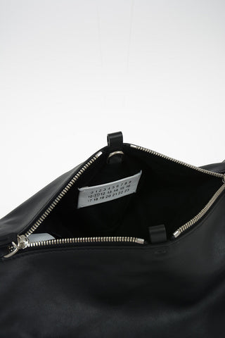 MM11 Leather Glitter Shoulder Bag