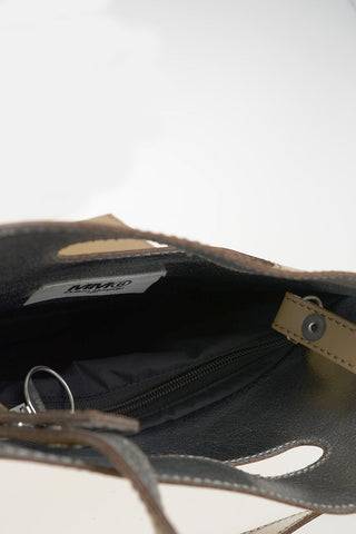 MM6 Leather Shoulder Bag