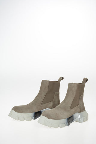 Suede Leather BOZO TRACTOR BEETLE Ankle Boots