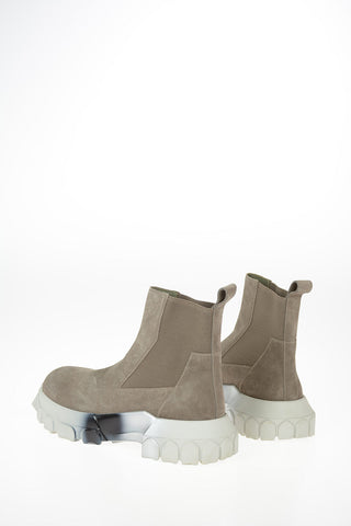 Suede Leather BOZO TRACTOR BEETLE Ankle Boots