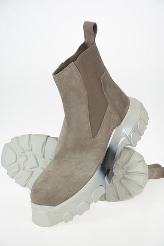 Suede Leather BOZO TRACTOR BEETLE Ankle Boots