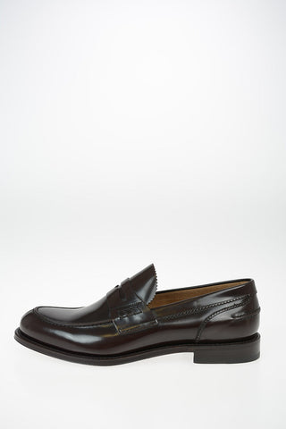 leather Bit loafers