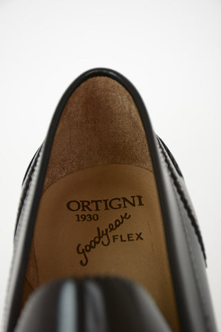 leather Bit loafers