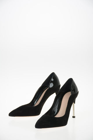 10cm Suede Leather Decolletè