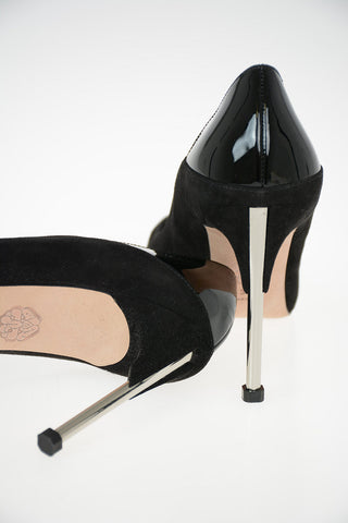 10cm Suede Leather Decolletè