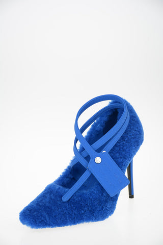 11cm Shearling ZIPTIE Pumps
