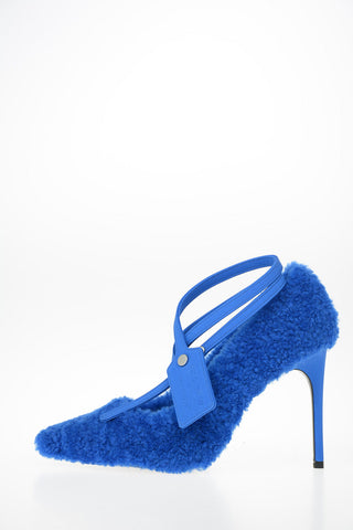 11cm Shearling ZIPTIE Pumps