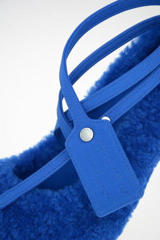 11cm Shearling ZIPTIE Pumps