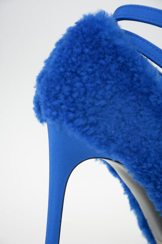 11cm Shearling ZIPTIE Pumps