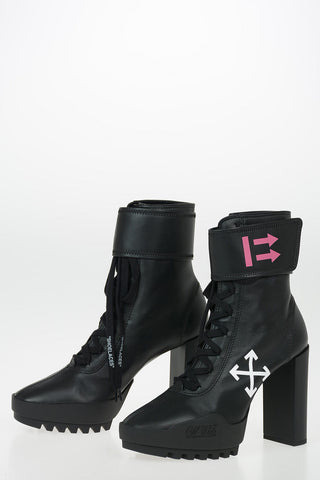 12cm Leather Ankle Boots