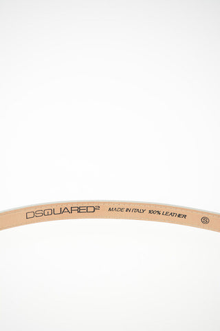 15mm Leather Slim Belt