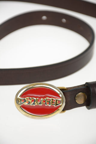 20mm Leather Slim Belt