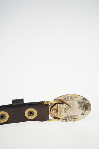 20mm Leather Slim Belt