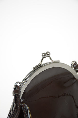 Patent Leather Shoulder Mini Bag