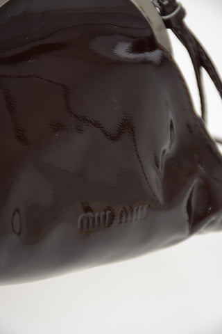 Patent Leather Shoulder Mini Bag