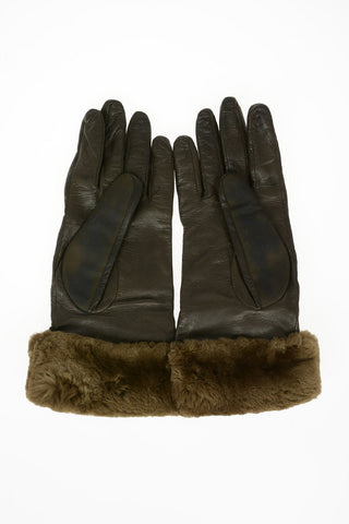 Beaver Fur Insert Gloves