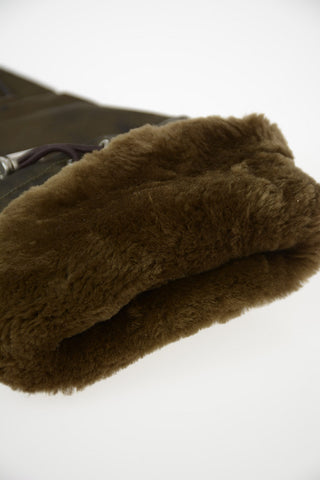 Beaver Fur Insert Gloves