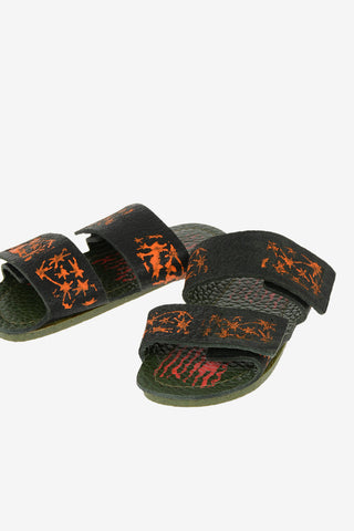 leather printed Slippers