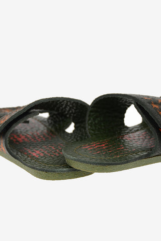 leather printed Slippers