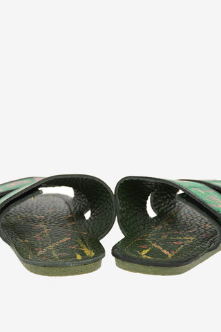 Slipper in pelle a Fantasia