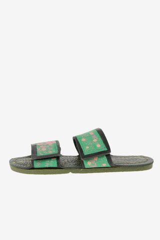 Slipper in pelle a Fantasia