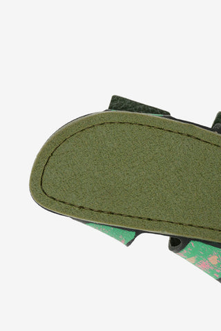 Slipper in pelle a Fantasia
