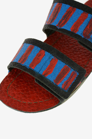 leather printed Slippers